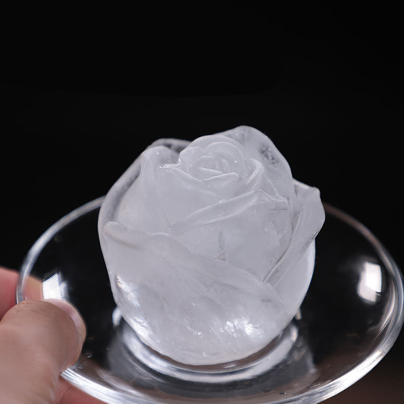 3D Large Rose Flower Food Grade Silicone Ice Molds