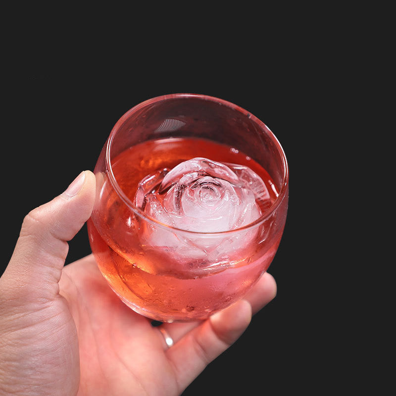 3D Large Rose Flower Food Grade Silicone Ice Molds