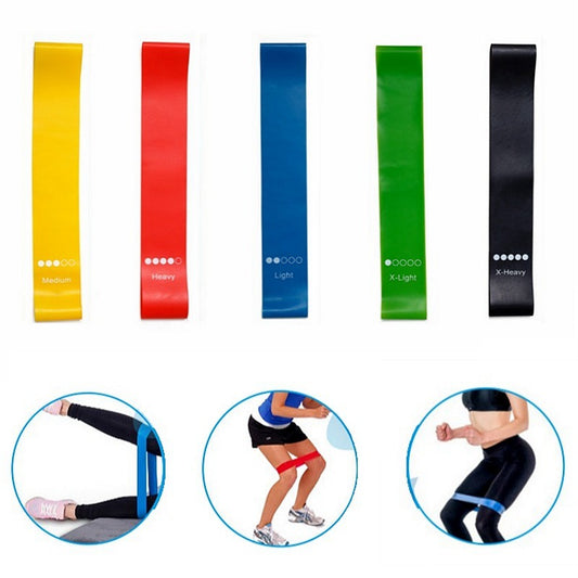 5-Piece Resistance Band Set – Premium Workout Bands for Strength & Flexibility