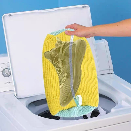 Shoes Laundry Bag - Reusable Zippered Washing Mashine Protector for Sneakers  and Delicate Footwear