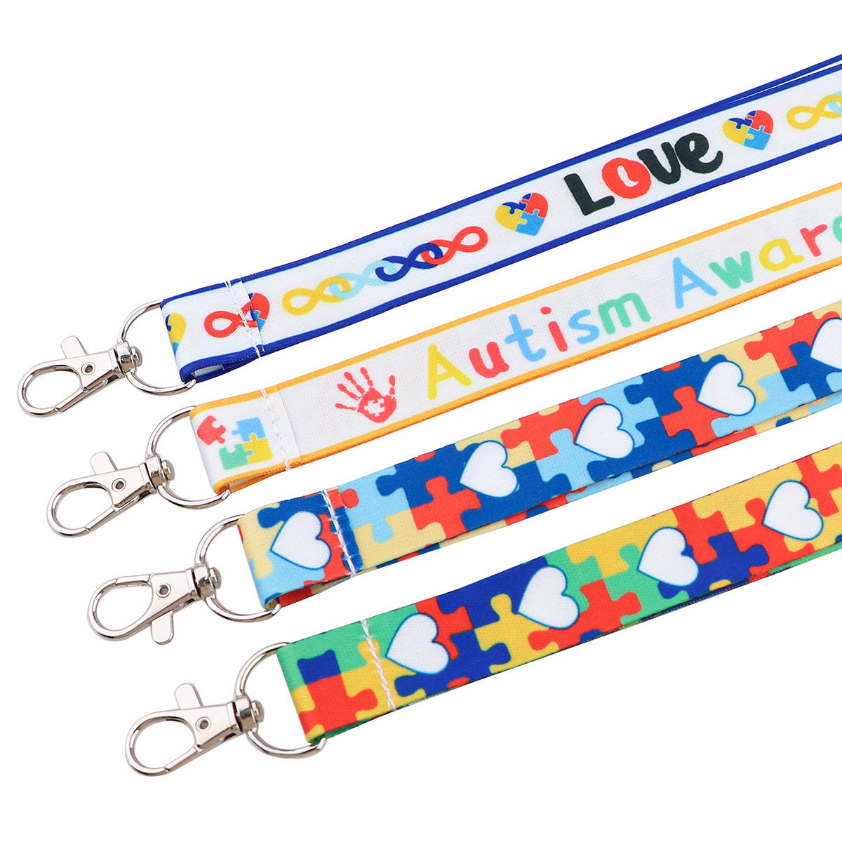 Care For Autism Long Neck Rope Double-sided Printing