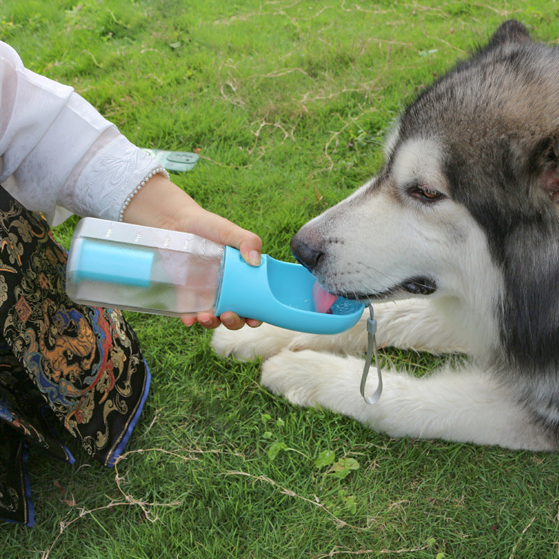 3 In 1 Leak-proof Multifunctional Dog and Cat  Water Bottle - Feeder, Drinker and waste dispenser