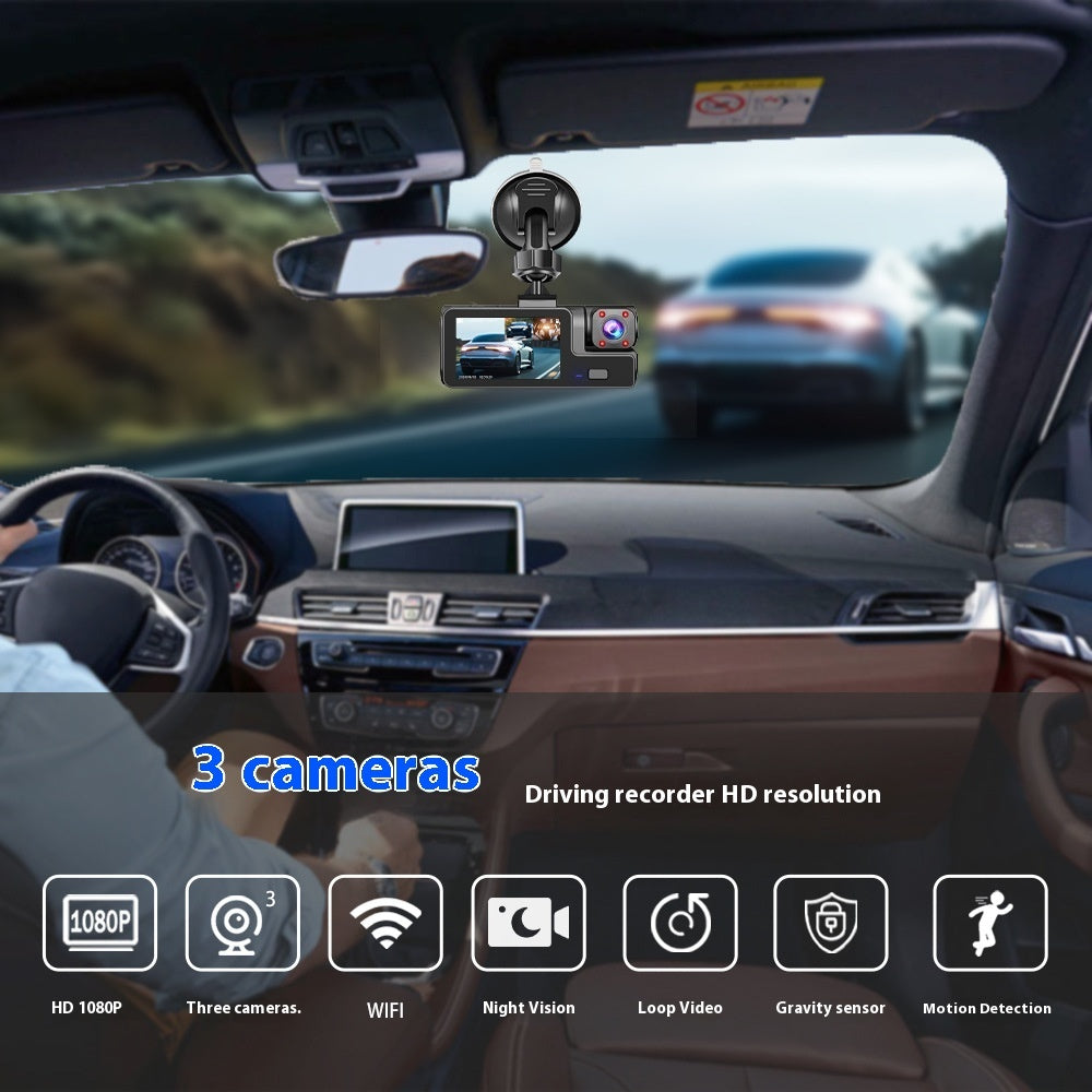 Driving Recorder Supports WiFi Mobile Phone Interconnection Reversing Image