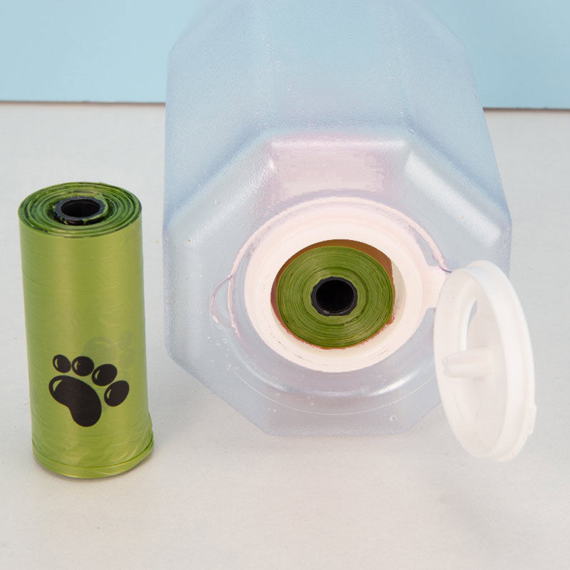 3 In 1 Leak-proof Multifunctional Dog and Cat  Water Bottle - Feeder, Drinker and waste dispenser