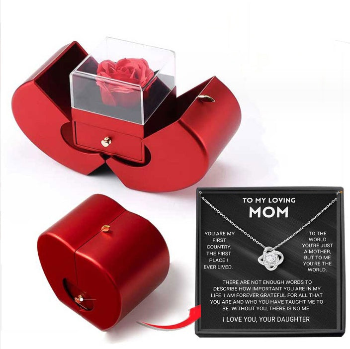 Elegant Jewelry Box & Necklace – The Perfect Gift for Your Loved One!