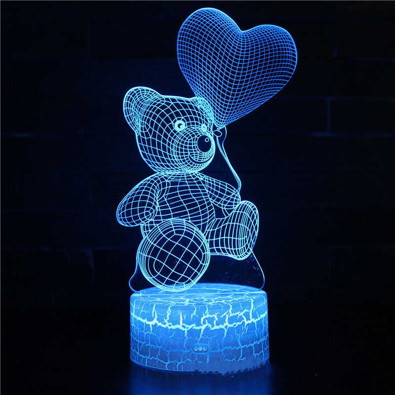 3D Lamp Acrylic USB LED Night Lights Neon Sign Lamp Xmas Christmas Decorations For Home