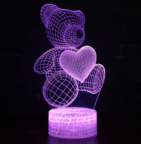 3D Lamp Acrylic USB LED Night Lights Neon Sign Lamp Xmas Christmas Decorations For Home