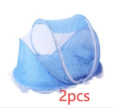 Foldable Baby bed with pilow and mosquito net- Portable and Breathable