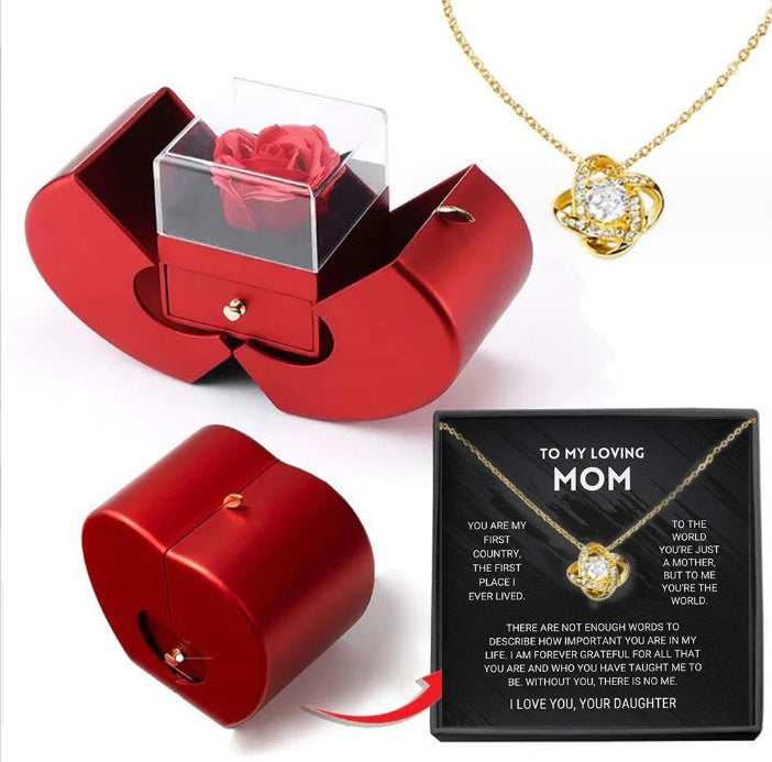 Elegant Jewelry Box & Necklace – The Perfect Gift for Your Loved One!