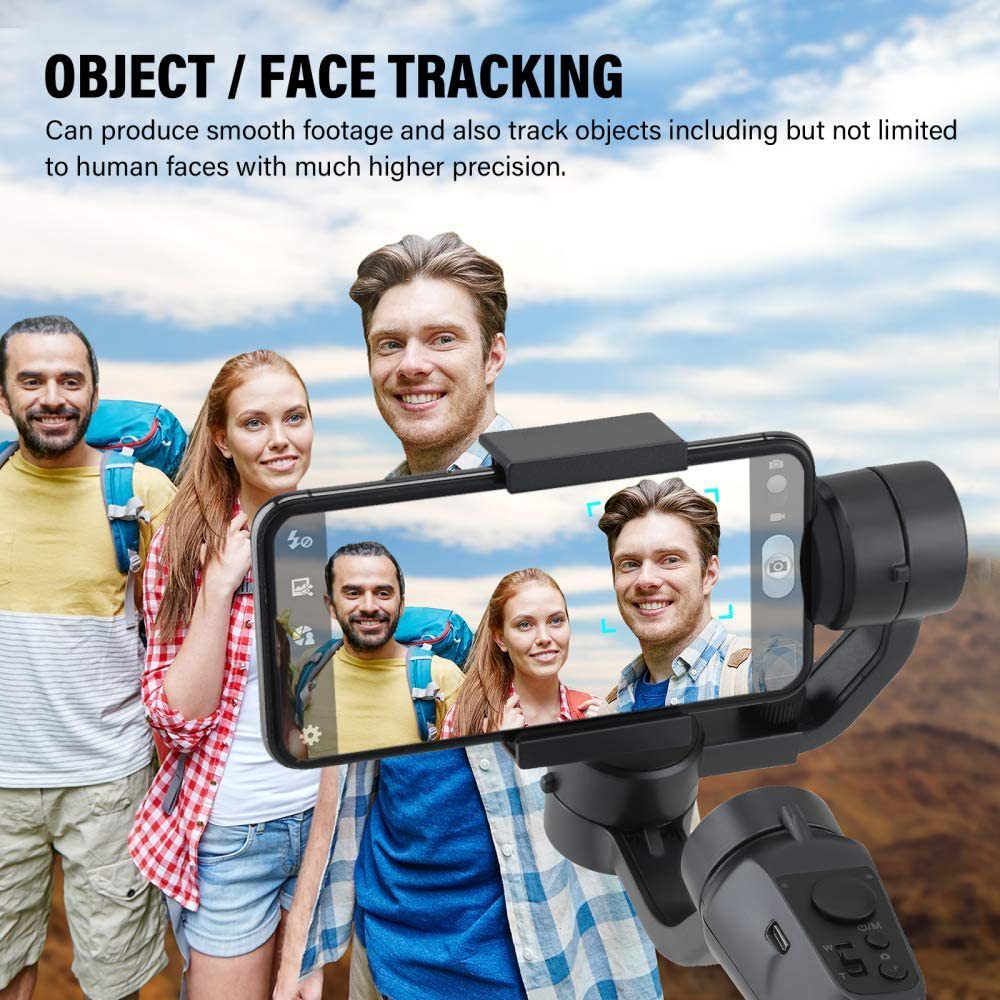 F6 3-Axis Smartphone Gimbal Stabilizer - Pro-Level Video Stabilization