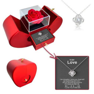 Elegant Jewelry Box & Necklace – The Perfect Gift for Your Loved One!