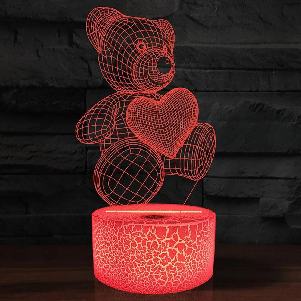 3D Lamp Acrylic USB LED Night Lights Neon Sign Lamp Xmas Christmas Decorations For Home