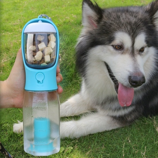 3 In 1 Leak-proof Multifunctional Dog and Cat  Water Bottle - Feeder, Drinker and waste dispenser