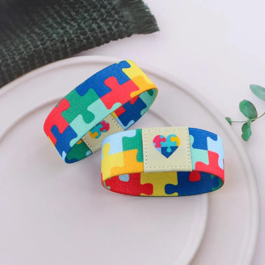 Autism Awareness Puzzle Bracelet For Women Armband Wristband Bracelets Bangles Nurse Doctor Accessories Fashion Bracelet Gifts