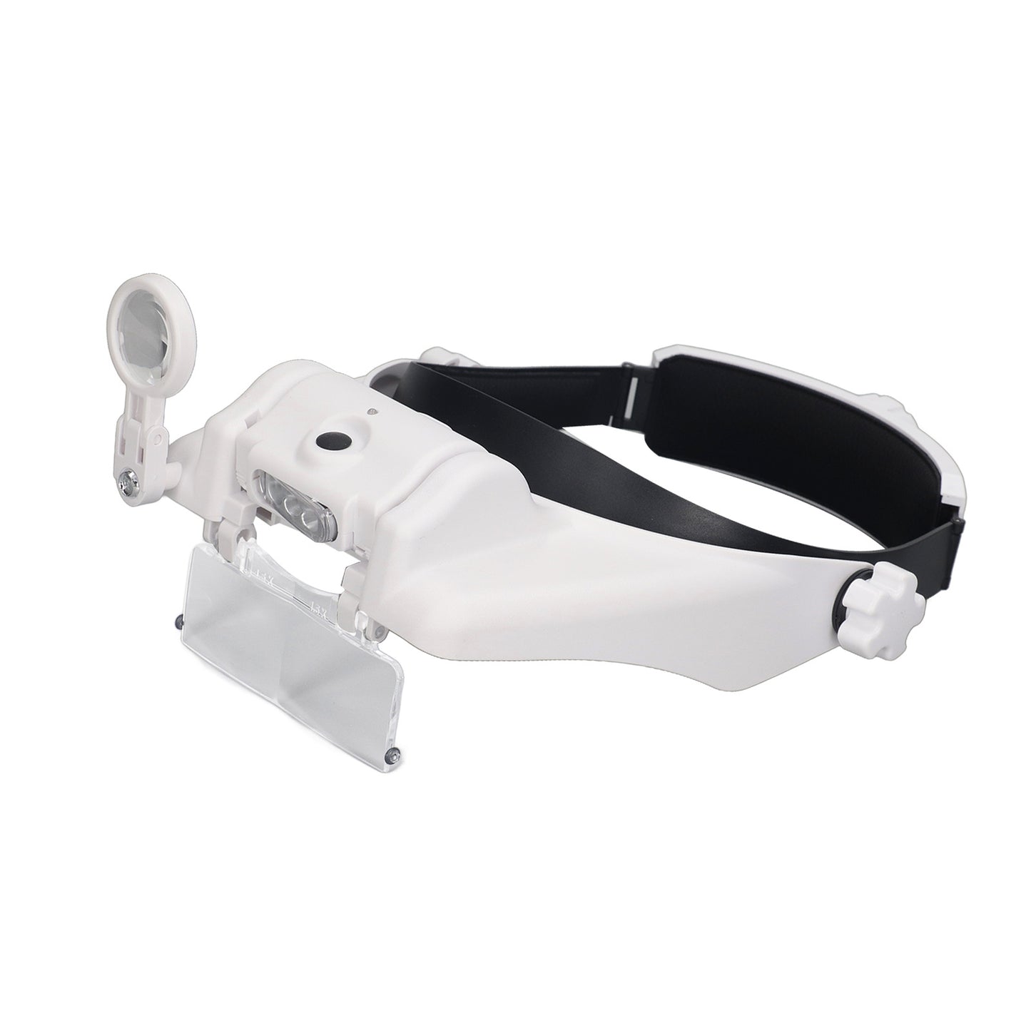 Head Magnifier Rechargeable Magnifying Glasses LED with 4pcs Eyeglass for Reading Repair