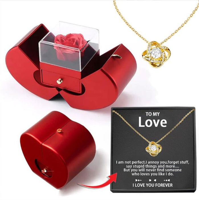 Elegant Jewelry Box & Necklace – The Perfect Gift for Your Loved One!