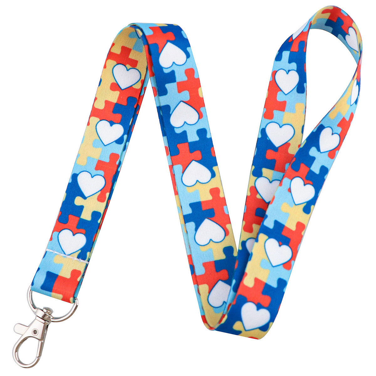 Care For Autism Long Neck Rope Double-sided Printing